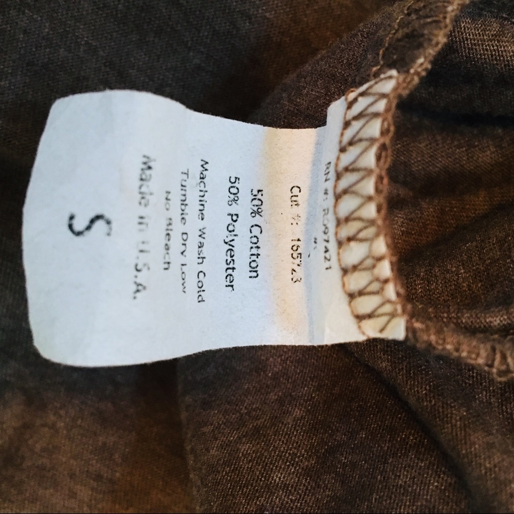 Alloy Brown Button-Up Shirt - Picture 6 of 6